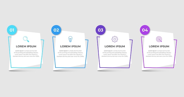 Presentatie zakelijke infographic ontwerpsjabloon