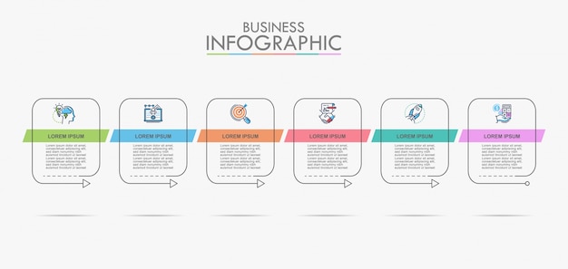 Presentatie zakelijke infographic sjabloon