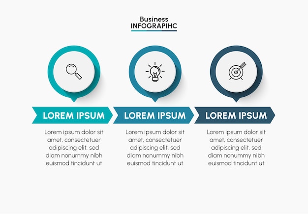 Presentatie zakelijke infographic sjabloon