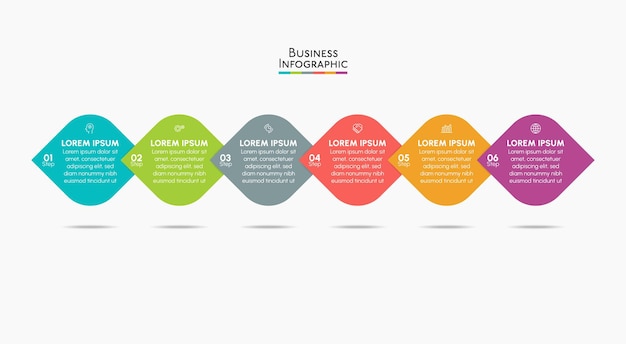 Vector presentatie zakelijke infographic sjabloon