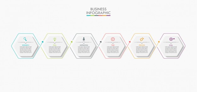 Presentatie zakelijke infographic sjabloon