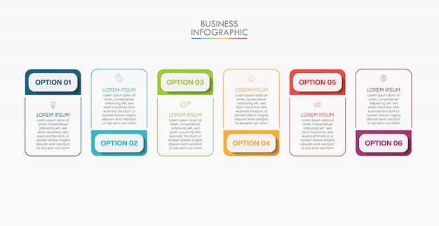 Presentatie zakelijke infographic sjabloon