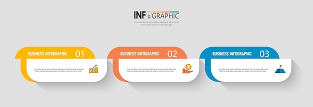 Presentatie zakelijke infographic sjabloon