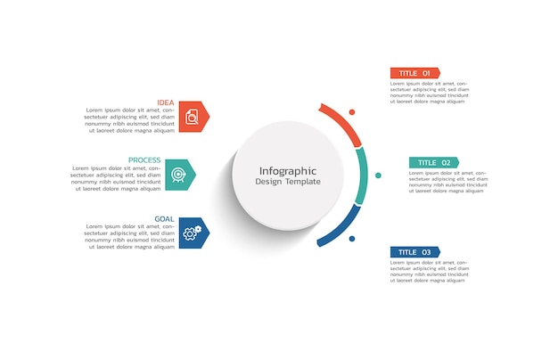 presentatie zakelijke infographic sjabloonontwerp