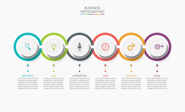 Presentatie zakelijke infographic spandoeksjabloon