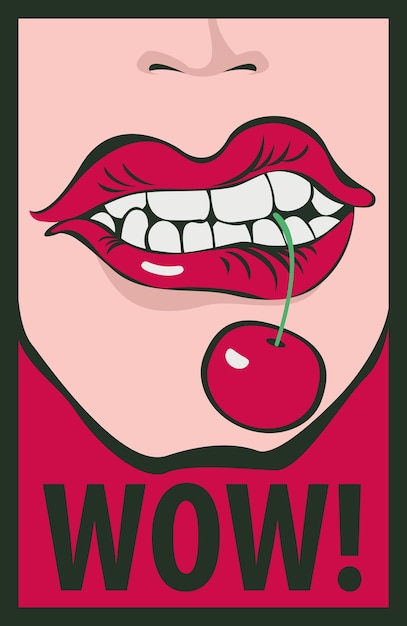 presentatieposter met wow-slogan