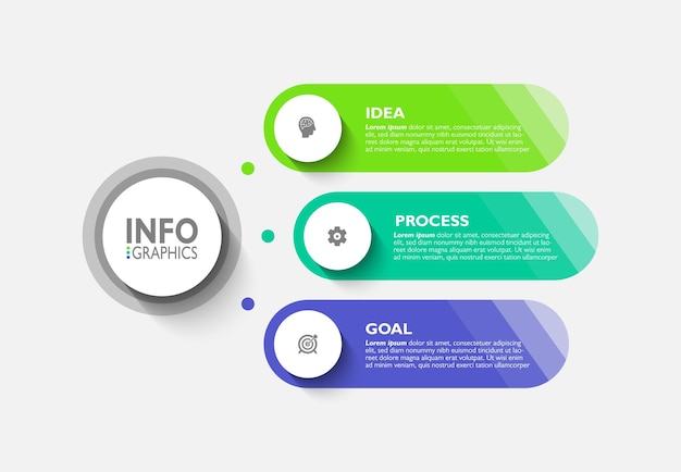 Presentation business infographic design template