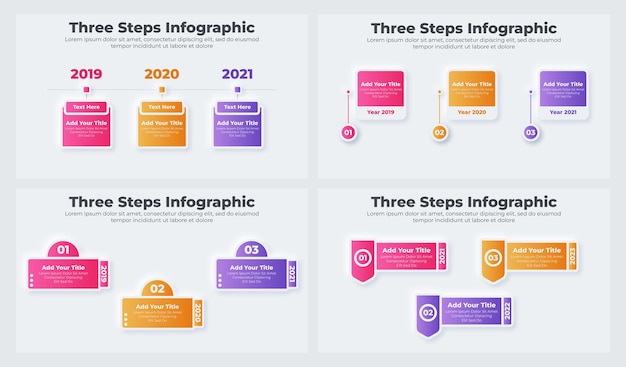 Presentation business infographic design template