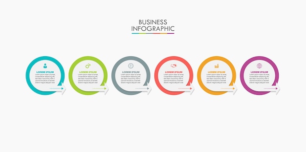 Presentation business infographic template with  options.