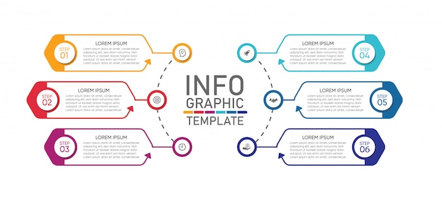 Presentation business infographic template