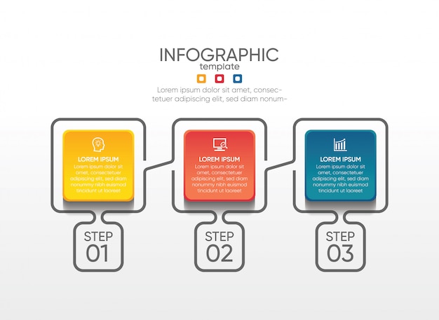 Modello di presentazione aziendale infografica