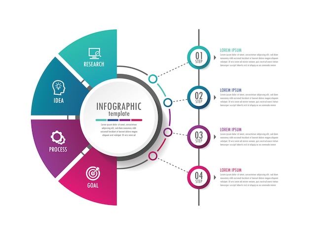 Presentation business infographic template