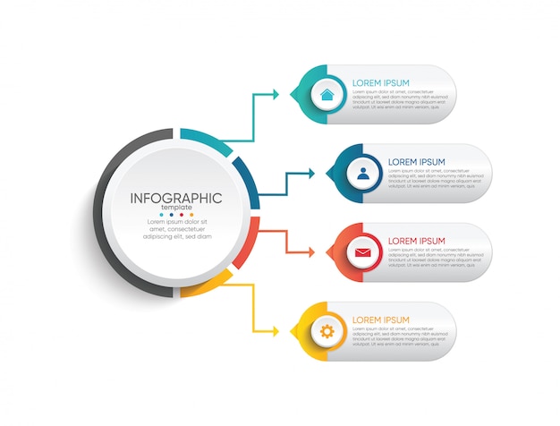 Presentation business infographic template