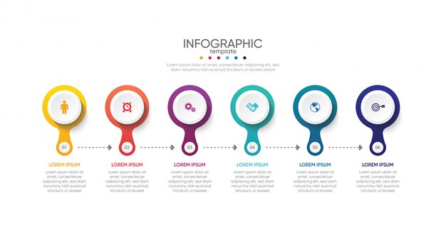 Presentation business infographic template