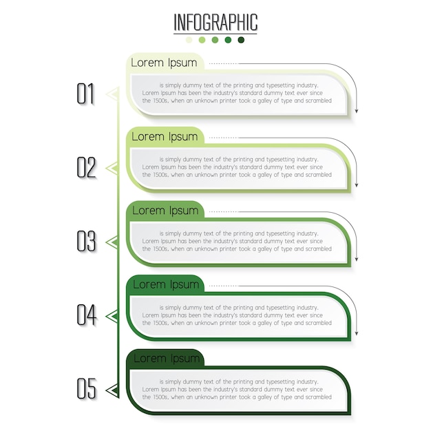 Presentation business of infographic template.