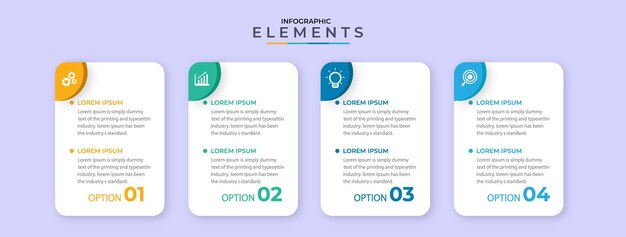 Presentation business infographic template