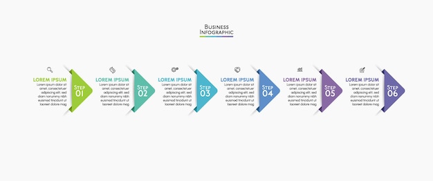 Презентация бизнес-инфографики шаблон