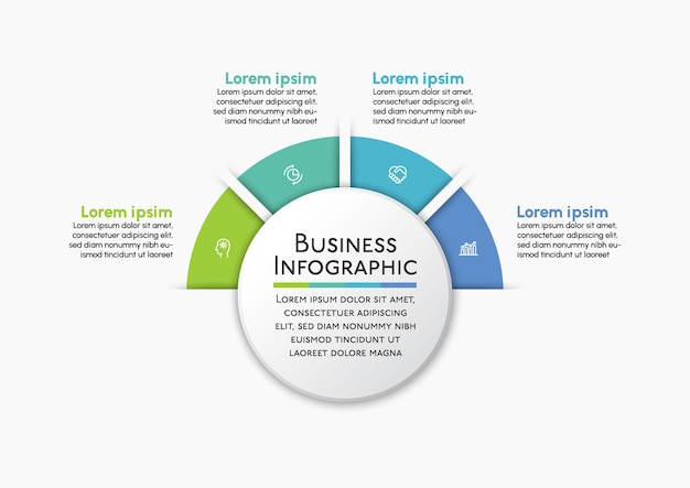 Presentation business infographic template