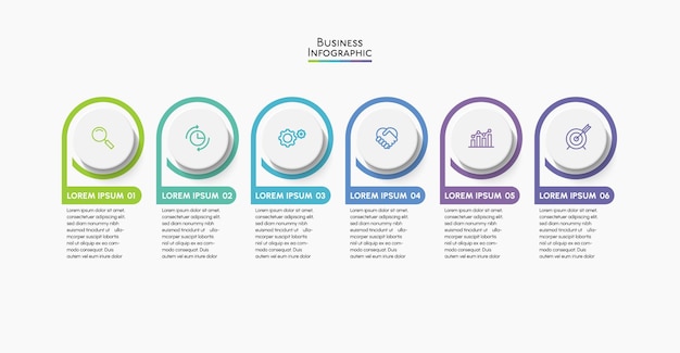 Presentation business infographic template