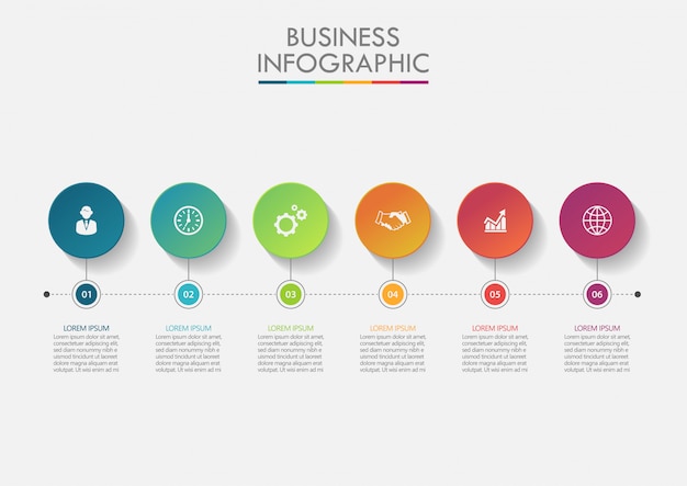 Presentation business infographic template 