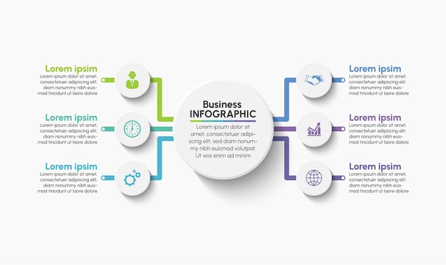 Presentation business infographic template