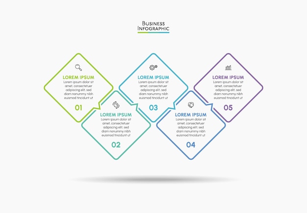 Presentation business infographic template