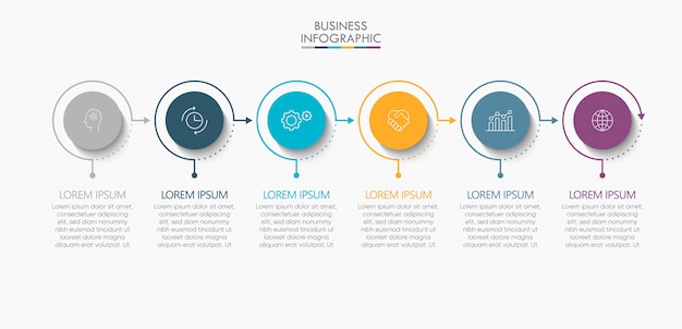 Presentation business infographic template