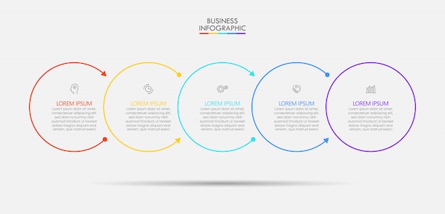 Presentation business infographic template