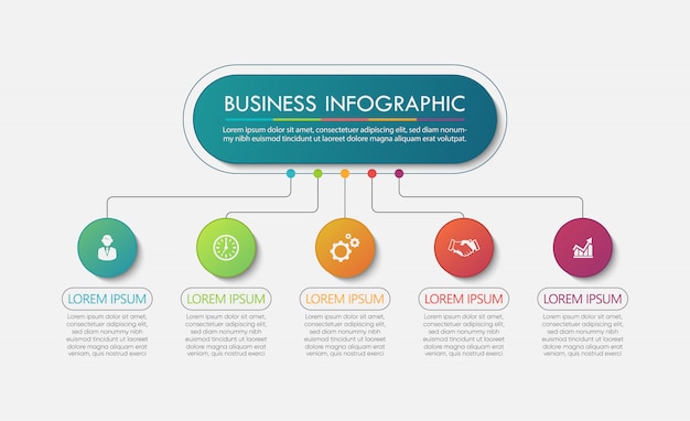 프레 젠 테이 션 비즈니스 Infographic 템플릿