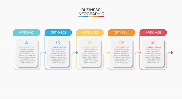 Presentation business infographic template