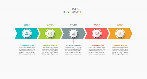 Presentation business infographic template