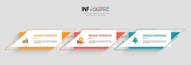 Modello di infografica di presentazione aziendale