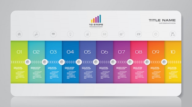 Presentation chart infographic