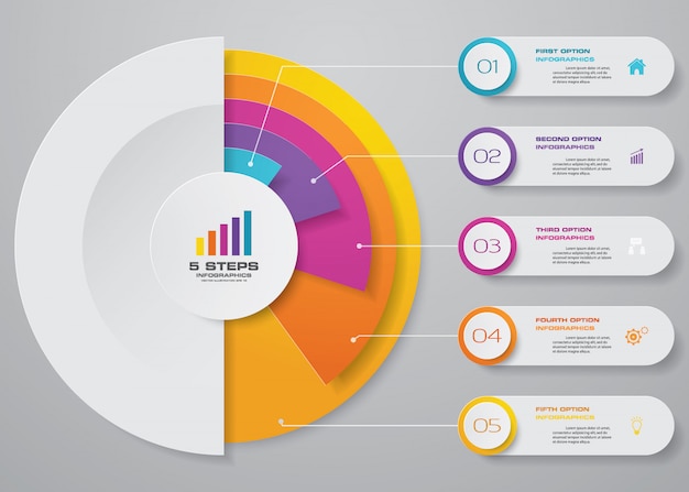 Presentation chart infographic