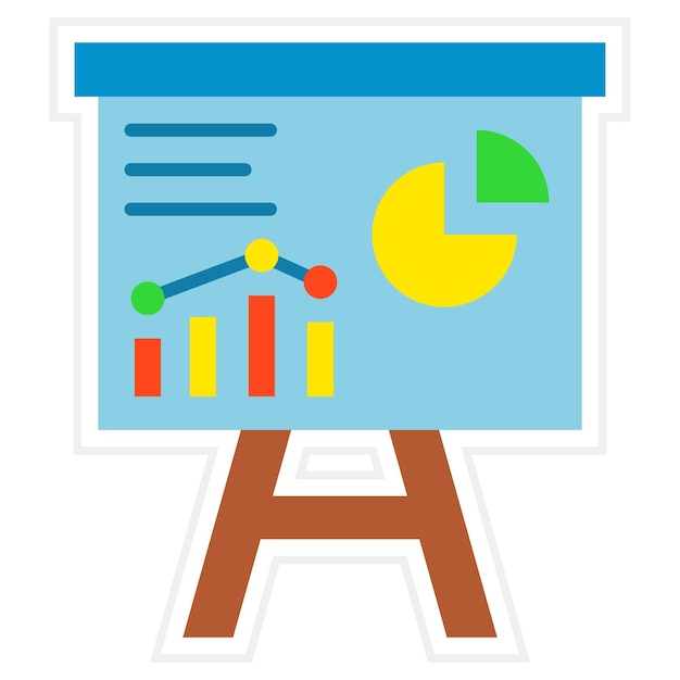 Vector presentation icon