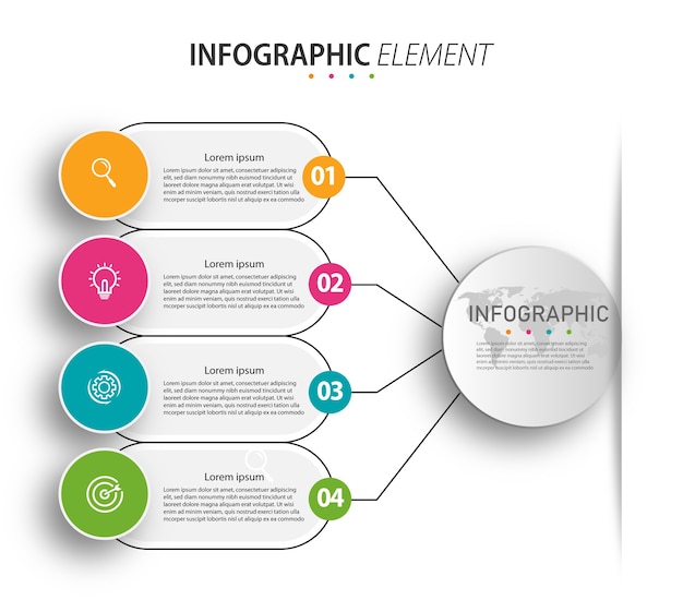 Presentation infographic design