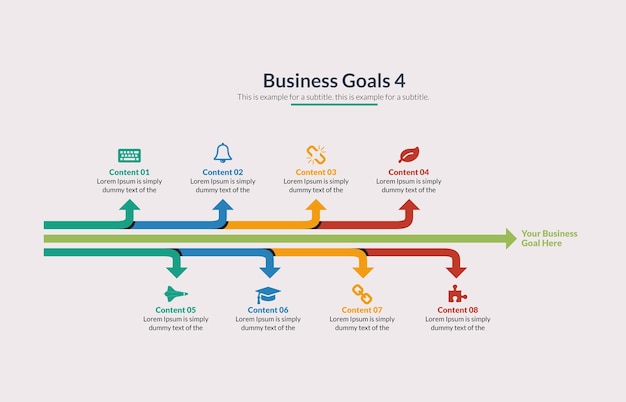 Vector presentation infographic