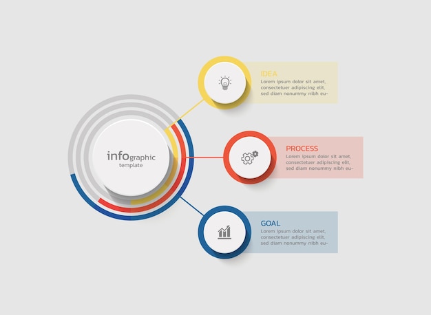 Presentation modern business infographic template design