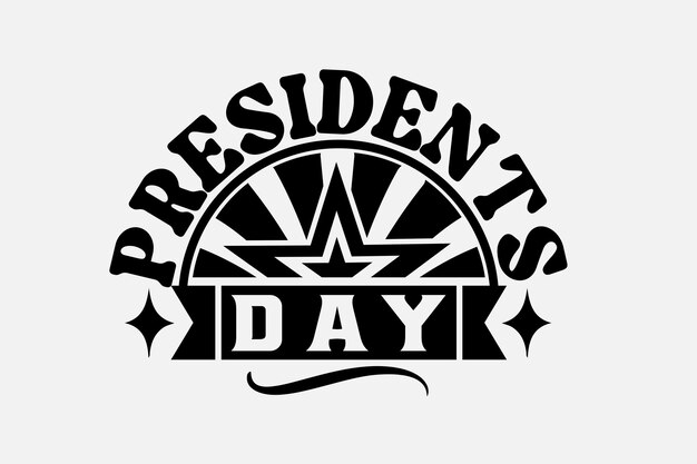 Vector president day svg design