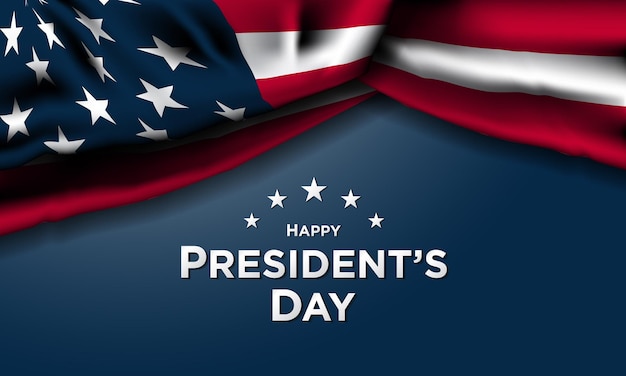 President's Day achtergrond ontwerp vectorillustratie