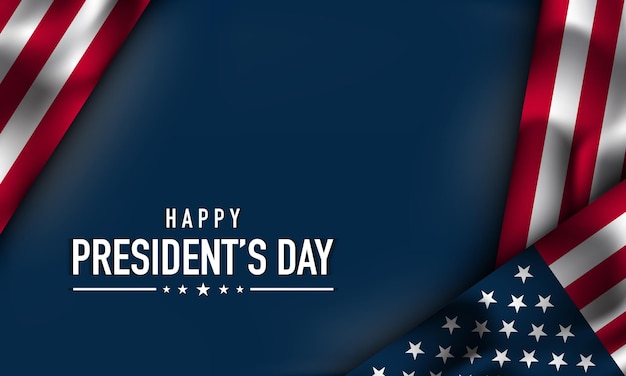 President's Day achtergrond ontwerp vectorillustratie