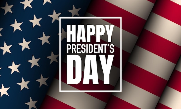 President's Day achtergrond ontwerp vectorillustratie