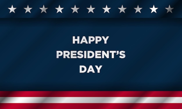 President's day achtergrond ontwerp vectorillustratie