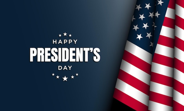 President's Day achtergrond ontwerp vectorillustratie