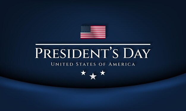 President's Day achtergrondontwerp