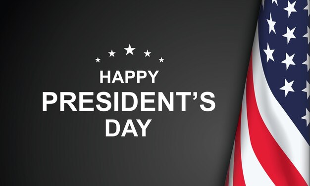 President's Day Background Design Banner Poster Greeting Card Vector Illustration