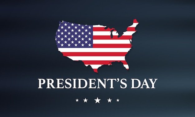President's Day Background Design Banner Poster Greeting Card Vector Illustration