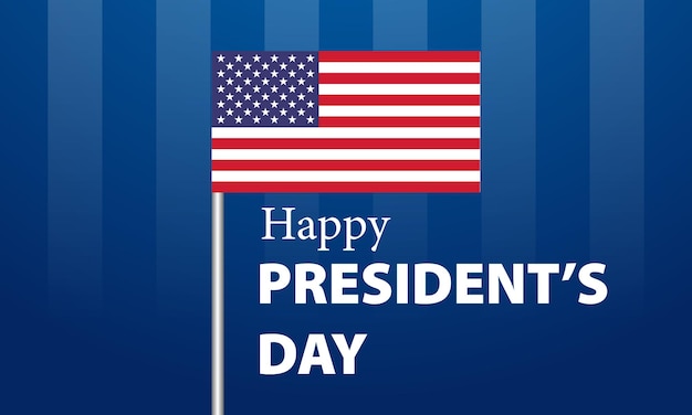President's Day Background Design Banner Poster Greeting Card Vector Illustration