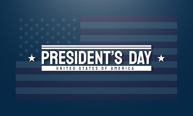 President's Day Background Design