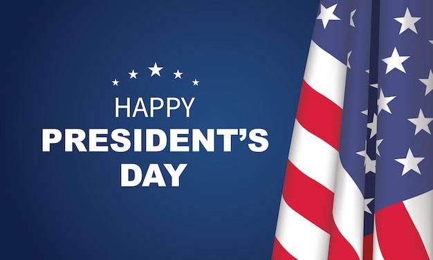 president's day Dagachtergrond We zijn gesloten op president's Day Vector Illustration